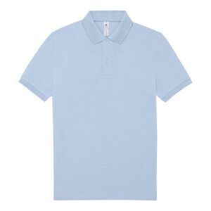 B&C Mens Polo Shirt / Blush Blue